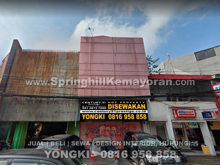 Disewakan Ruko 4 lantai di Pasar Baru (SKC-10580)